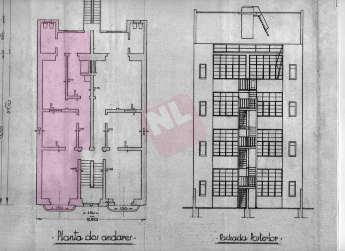 Apartamento T2 para Arrendamento em Avenidas Novas Planta 1