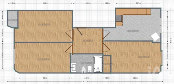 Apartamento T2 para Venda em União das Freguesias de Setúbal