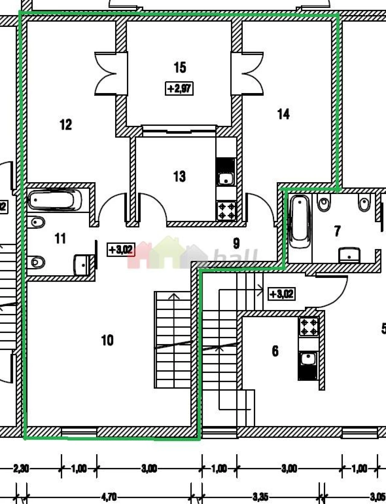 Moradia T2 para Venda em Bacelo e Senhora da Saúde Foto 15