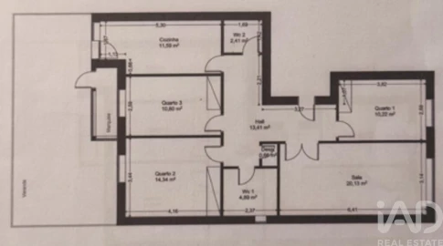 Apartamento T3 para Venda em Subportela, Deocriste e Portela Susã