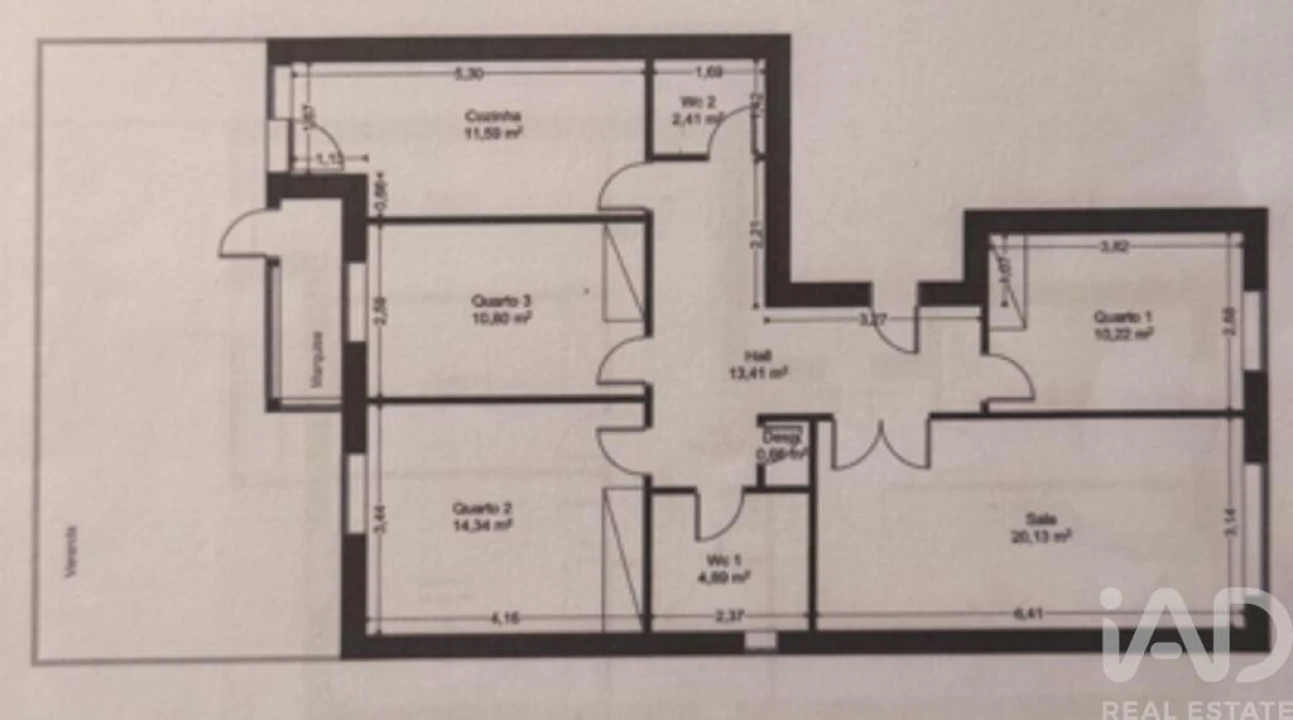 Apartamento T3 para Venda em Subportela, Deocriste e Portela Susã Foto 29