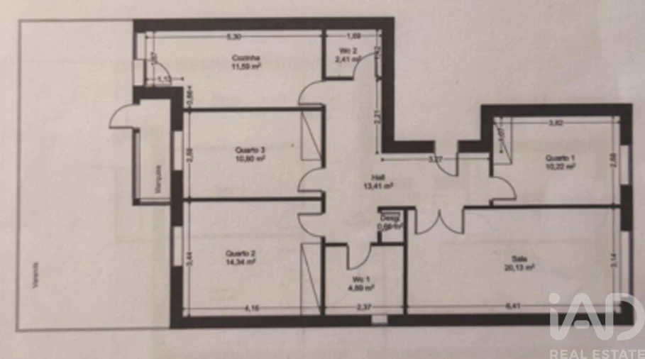 Apartamento T3 para Venda em Subportela, Deocriste e Portela Susã Foto 29
