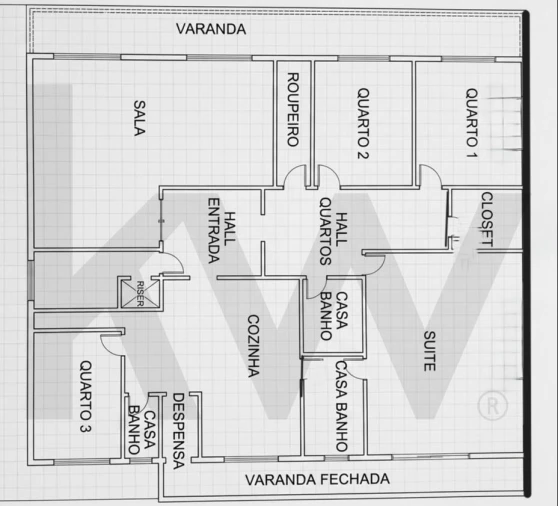 Apartamento T4 para Arrendamento em Belém Planta 1