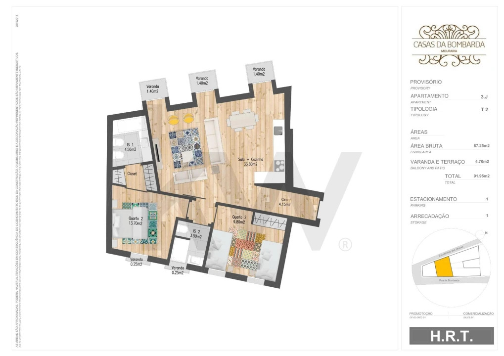 Apartamento T2 para Arrendamento em Arroios Foto 34