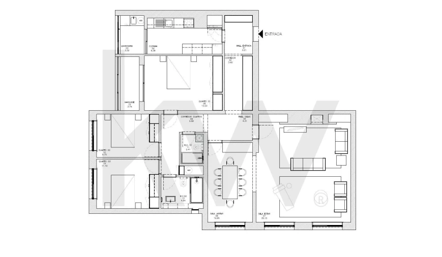 Apartamento T3 para Arrendamento em Aldoar, Foz do Douro e Nevogilde Foto 22