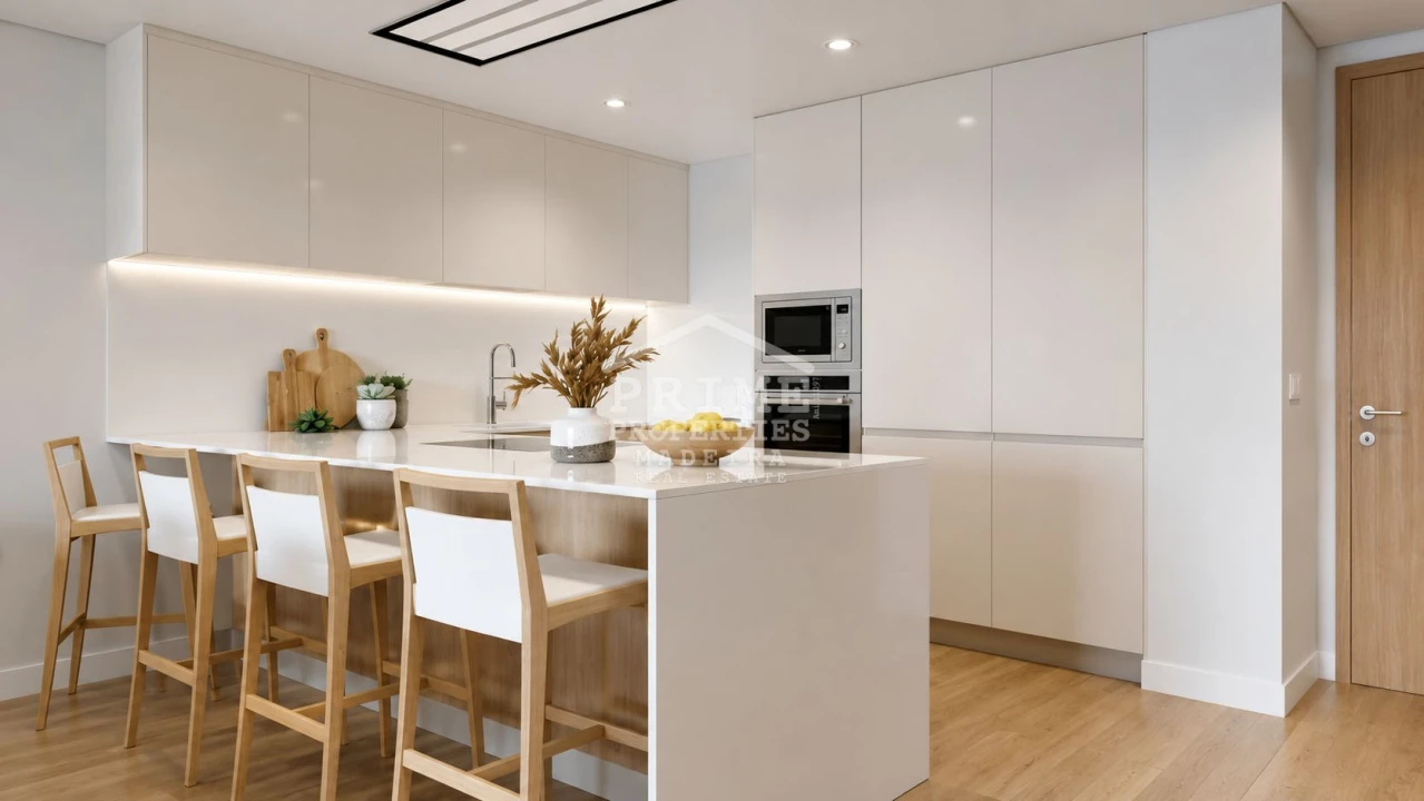 Apartamento T1 para Venda em Estreito de Camara de Lobos Foto 5