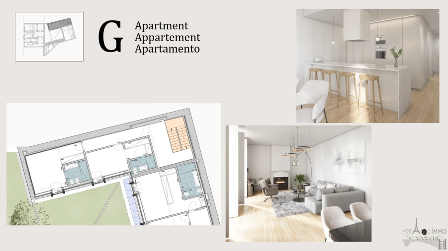 Apartamento T2 para Venda em Santa Maria Maior Planta 1