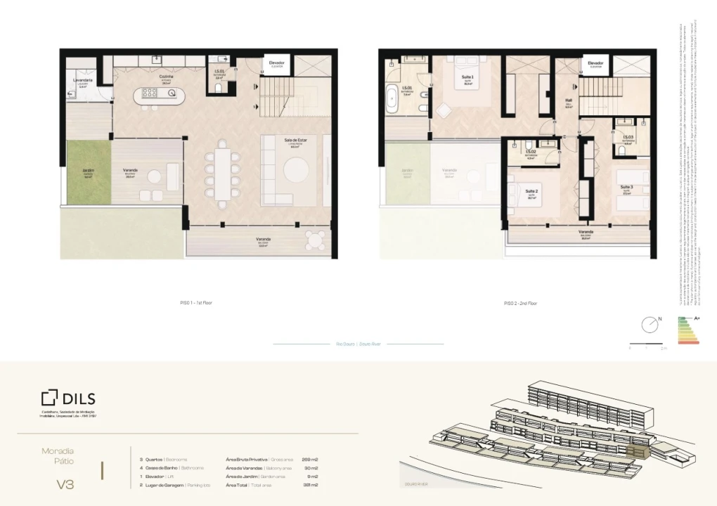 Moradia T3 para Venda em Campanhã Planta 2