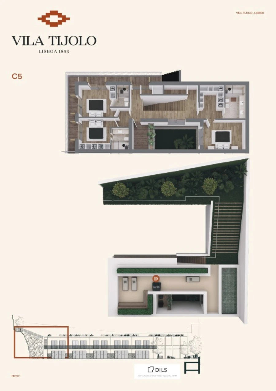 Moradia T3 para Venda em Estrela Planta 2