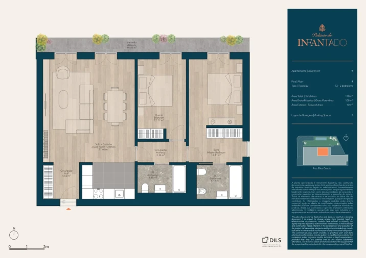 Apartamento T2 para Venda em Mina de Água Planta 1