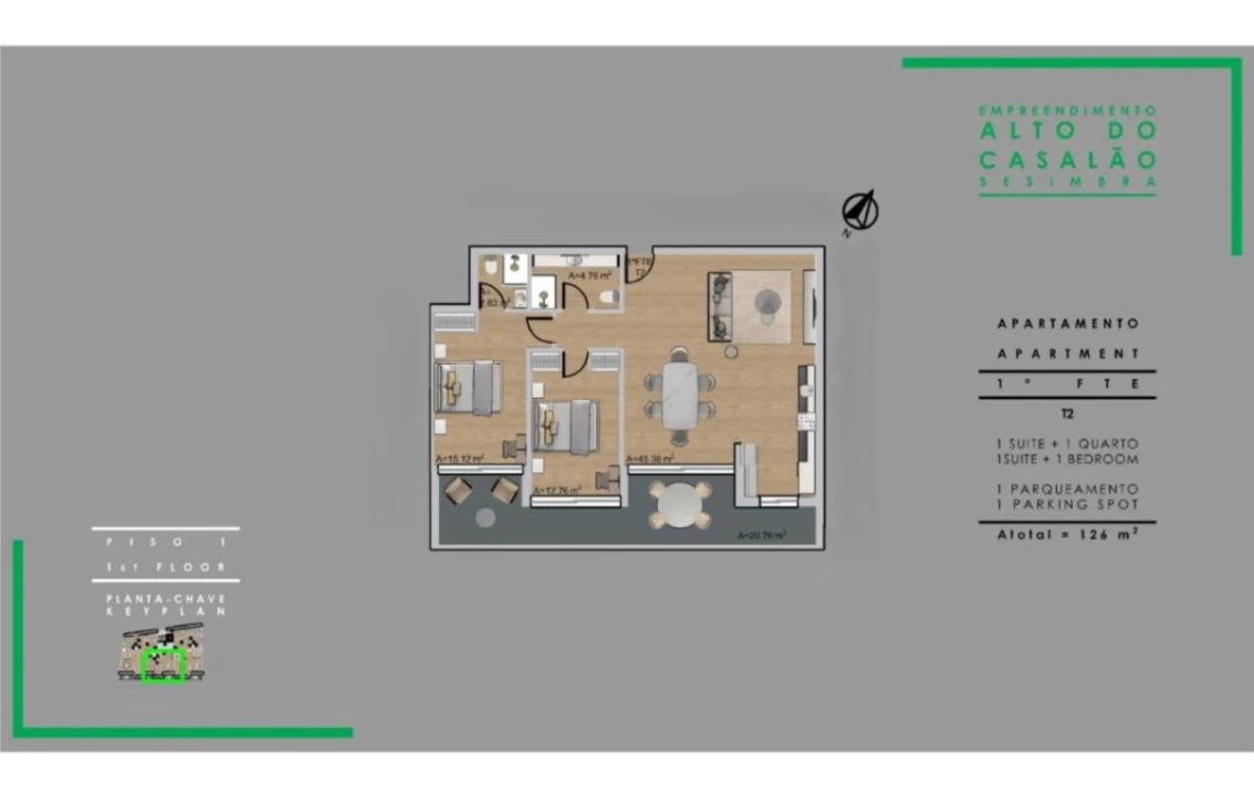Apartamento T2 para Venda em Sesimbra (Castelo) Foto 21