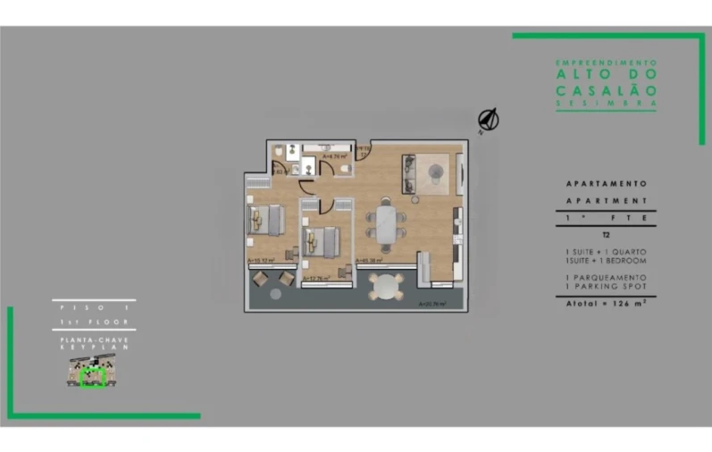 Apartamento T2 para Venda em Sesimbra (Castelo) Foto 21