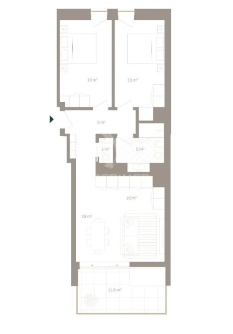 Apartamento T2 para Venda em Santa Marinha e São Pedro da Afurada
