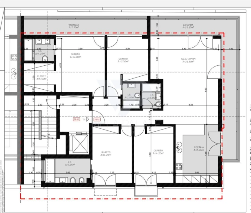 Apartamento T4 para Arrendamento em Cascais e Estoril Foto 22
