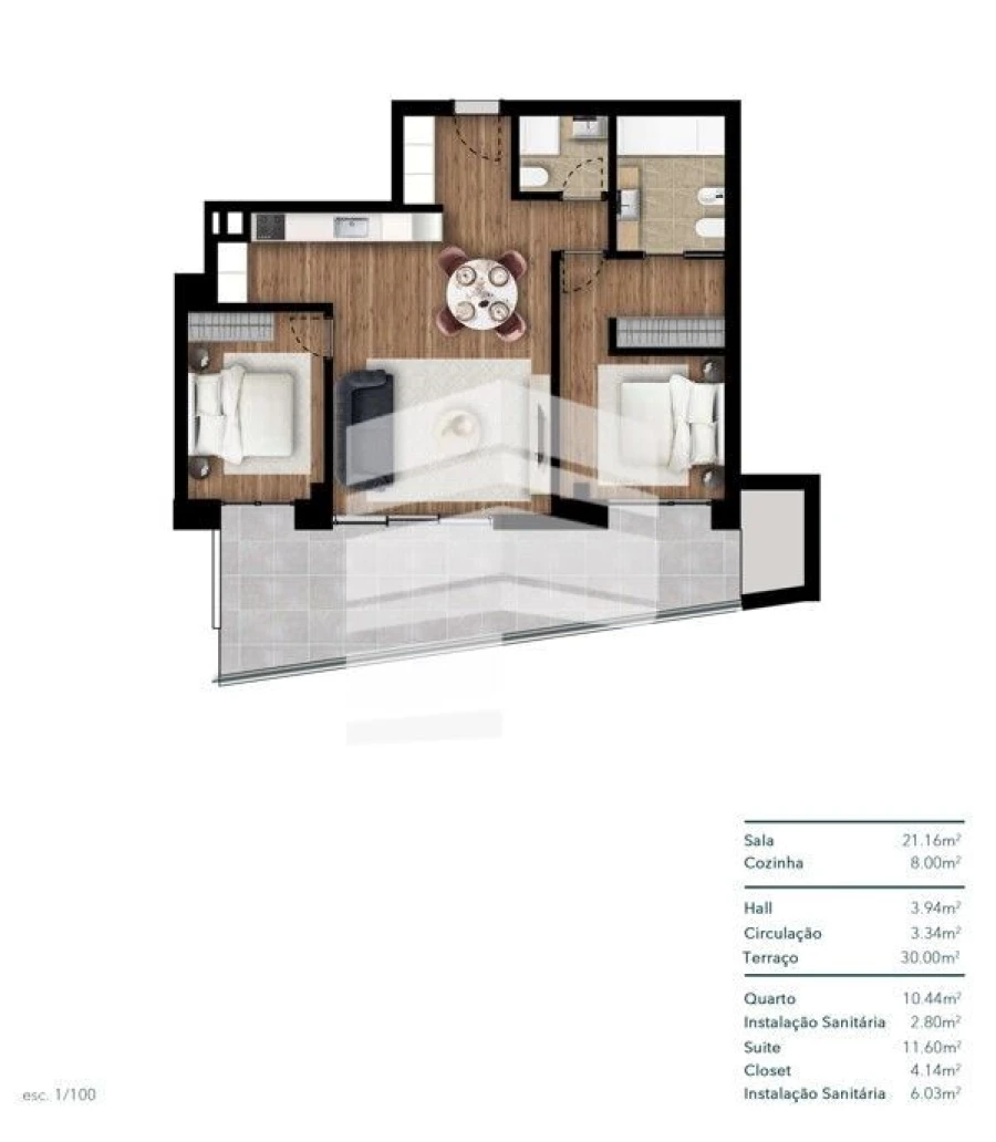 Apartamento T2 para Venda em Funchal (Santa Luzia) Foto 13
