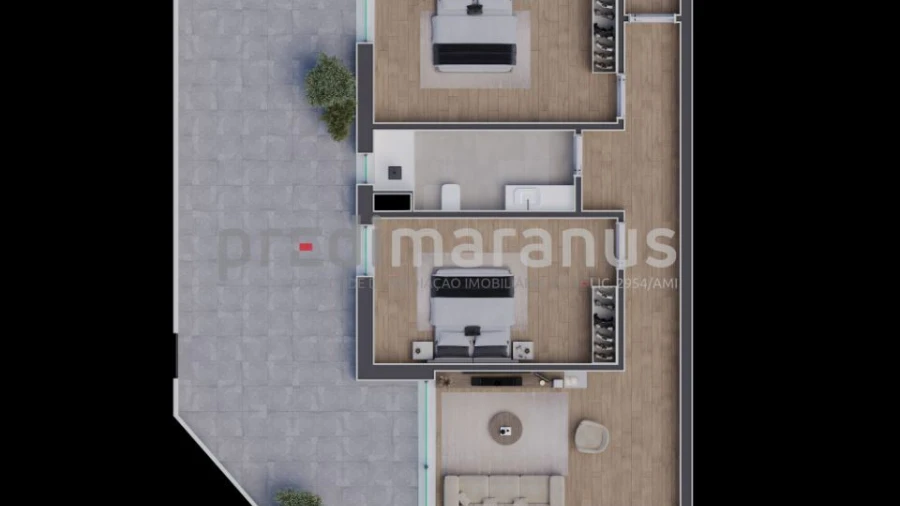 Apartamento T3 para Venda em Telões