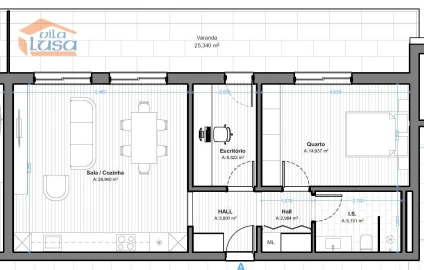 Apartamento T2 para Venda em Armação de Pera
