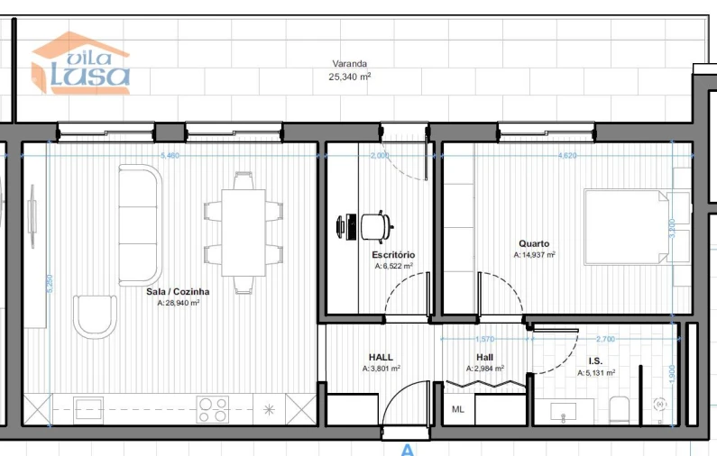 Apartamento T2 para Venda em Armação de Pera Foto 15