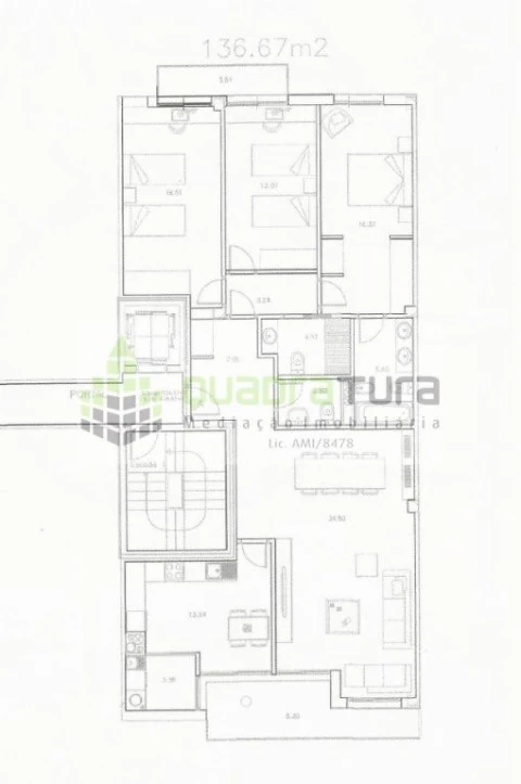 Apartamento T3 para Venda em Paranhos