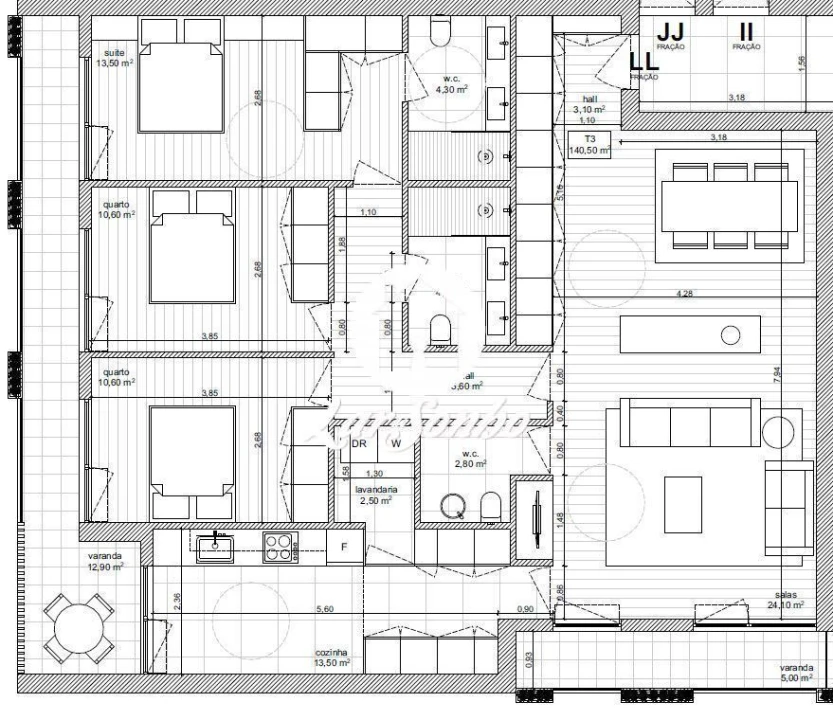 Apartamento T3 para Venda em Galegos (Santa Maria) Foto 7