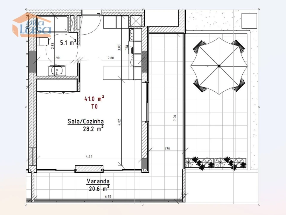 Apartamento T0 para Venda em Mafamude e Vilar do Paraíso Foto 2