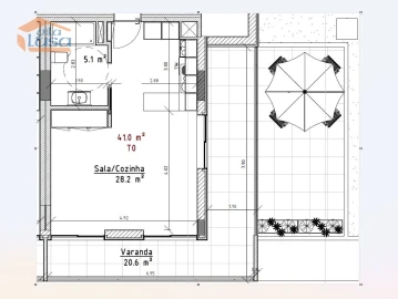 Apartamento T0 para Venda em Mafamude e Vilar do Paraíso