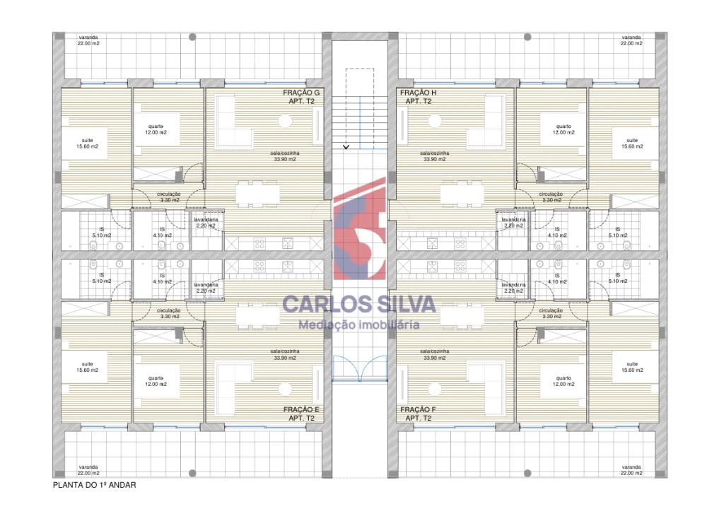 Apartamento T2 para Venda em Tamel (Santa Leocádia) e Vilar do Monte Foto 12