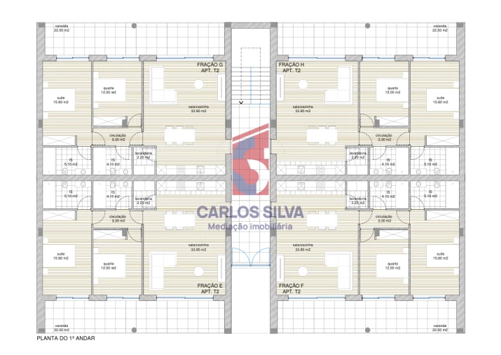 Apartamento T2 para Venda em Tamel (Santa Leocádia) e Vilar do Monte Foto 12
