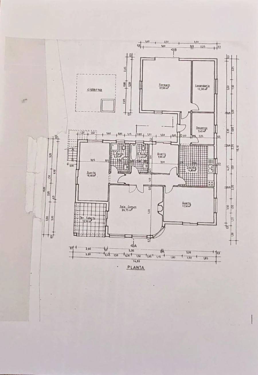 Moradia T4 para Venda em Silves Planta 1