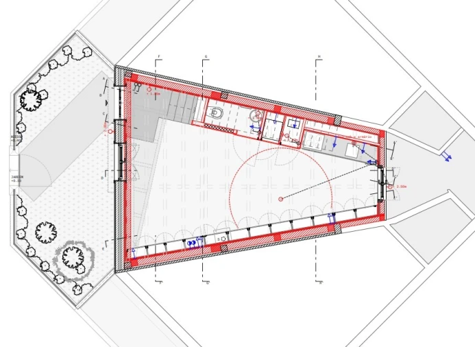 Moradia T2 para Arrendamento em Lordelo do Ouro e Massarelos Planta 1