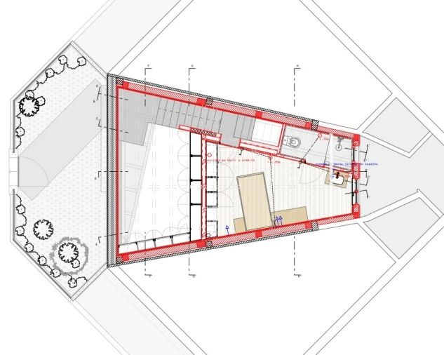 Moradia T2 para Arrendamento em Lordelo do Ouro e Massarelos Planta 2