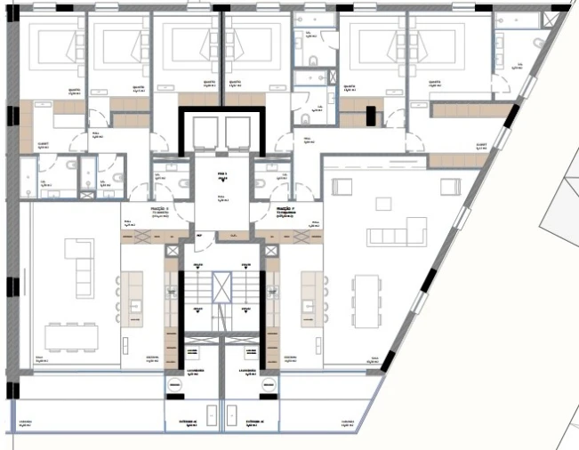 Apartamento T3 para Venda em Nogueira, Fraião e Lamaçães Planta 1