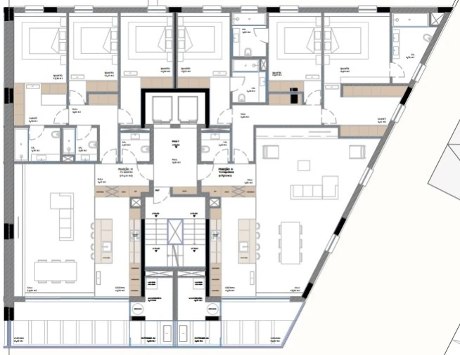 Apartamento T3 para Venda em Nogueira, Fraião e Lamaçães Planta 1
