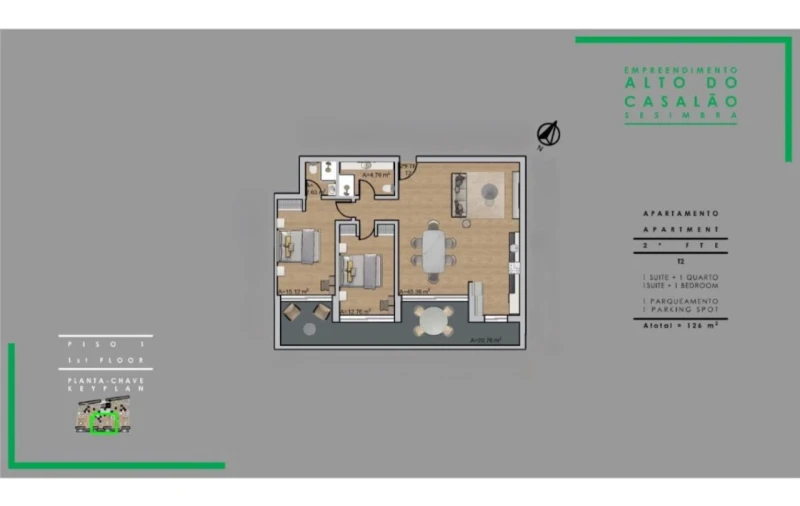 Apartamento T2 para Venda em Sesimbra (Castelo) Foto 21