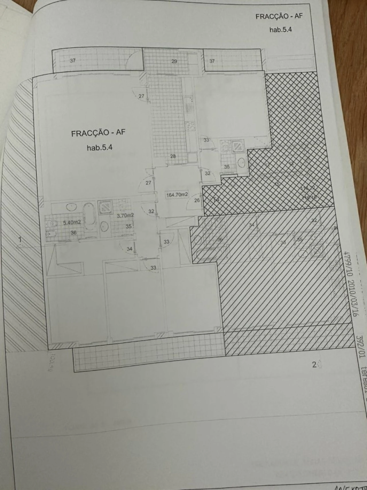 Apartamento T4 para Arrendamento em Mafamude e Vilar do Paraíso Planta 2