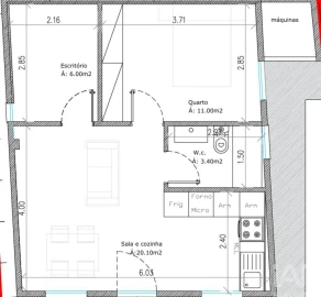 Moradia T1 para Venda em Darque