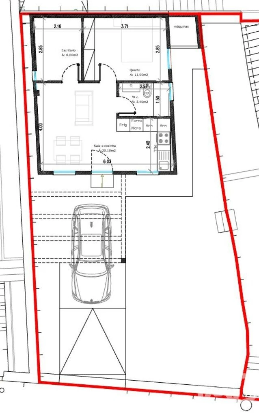 Moradia T1 para Venda em Darque Foto 20