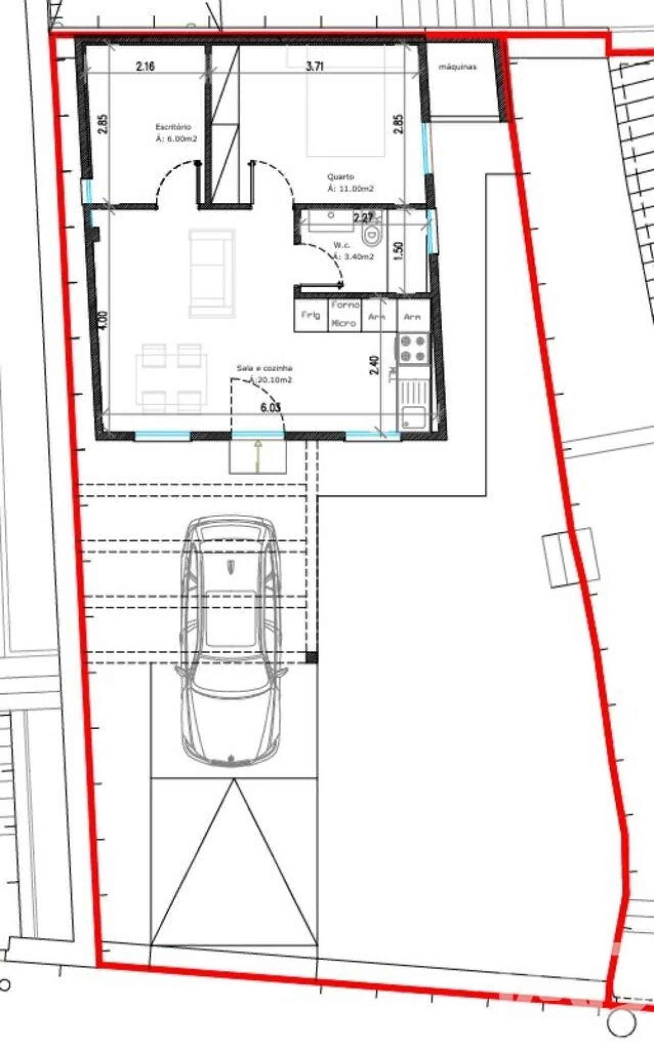 Moradia T1 para Venda em Darque Foto 20