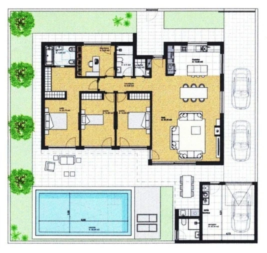 Moradia T4 para Venda em Quinta do Anjo Planta 1