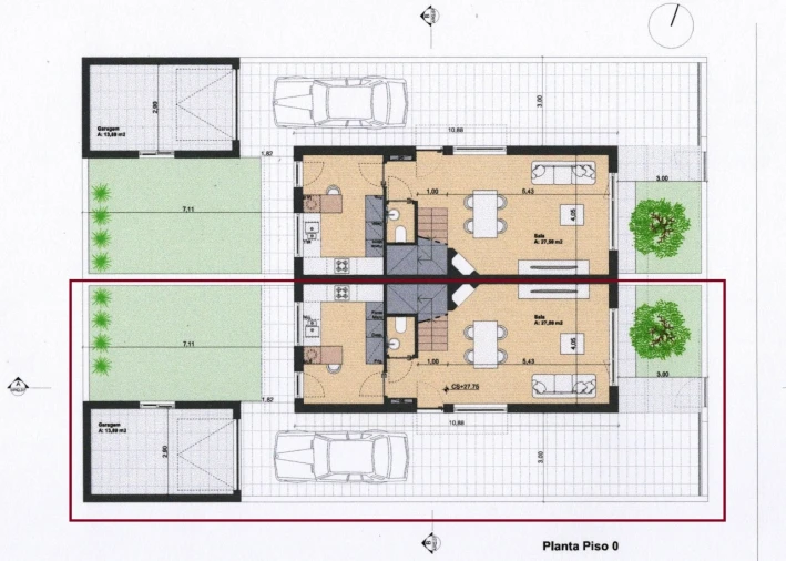 Moradia T3 para Venda em Quinta do Conde Planta 1