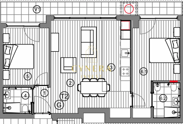 Apartamento T3 para Venda em Atouguia da Baleia Foto 12