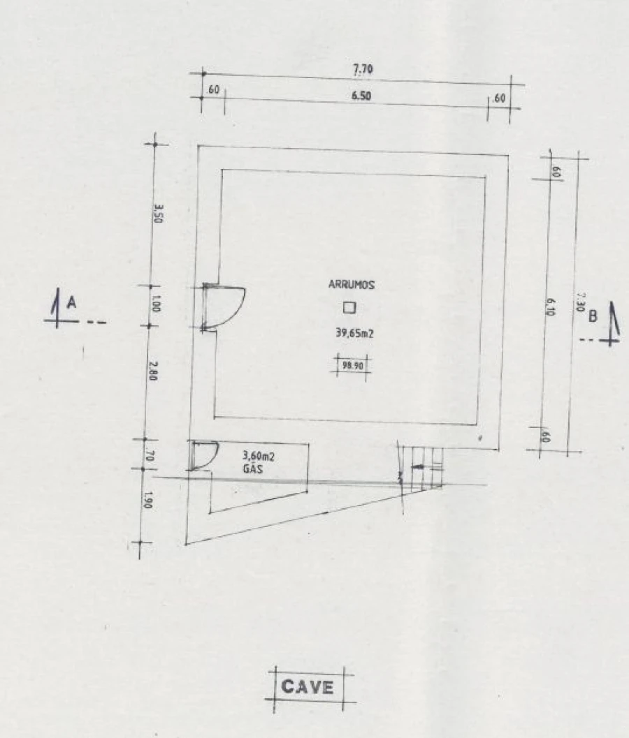 Moradia T1 para Arrendamento em Cerdeira Planta 2