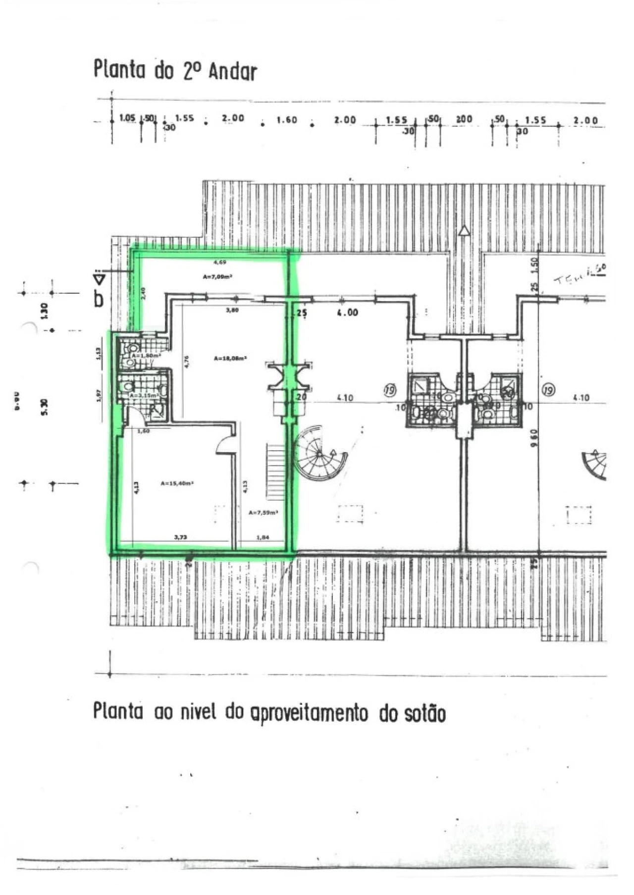 Apartamento T3 para Venda em Costa da Caparica Planta 2