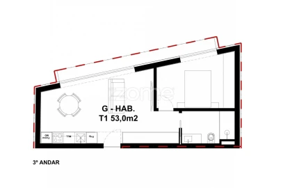 Apartamento T1 para Venda em Campanhã