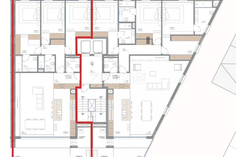 Apartamento T3 para Venda em Nogueira, Fraião e Lamaçães Planta 1