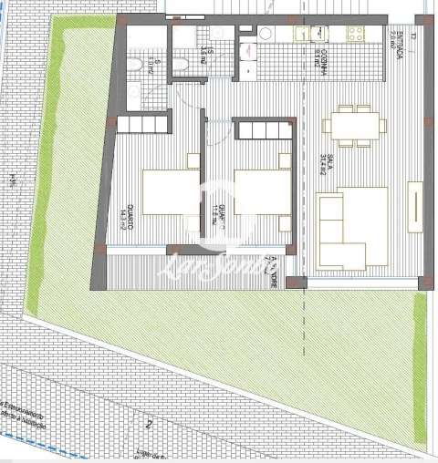 Apartamento T2 para Venda em Galegos (Santa Maria)