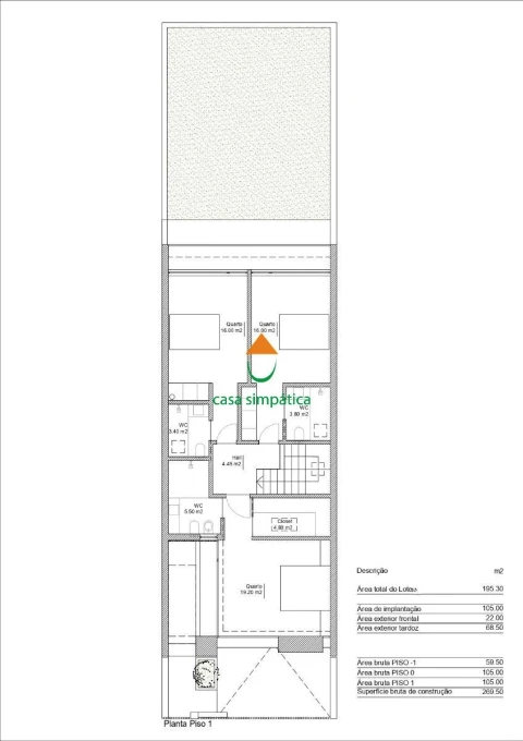 Moradia T3 para Venda em Fânzeres e São Pedro da Cova