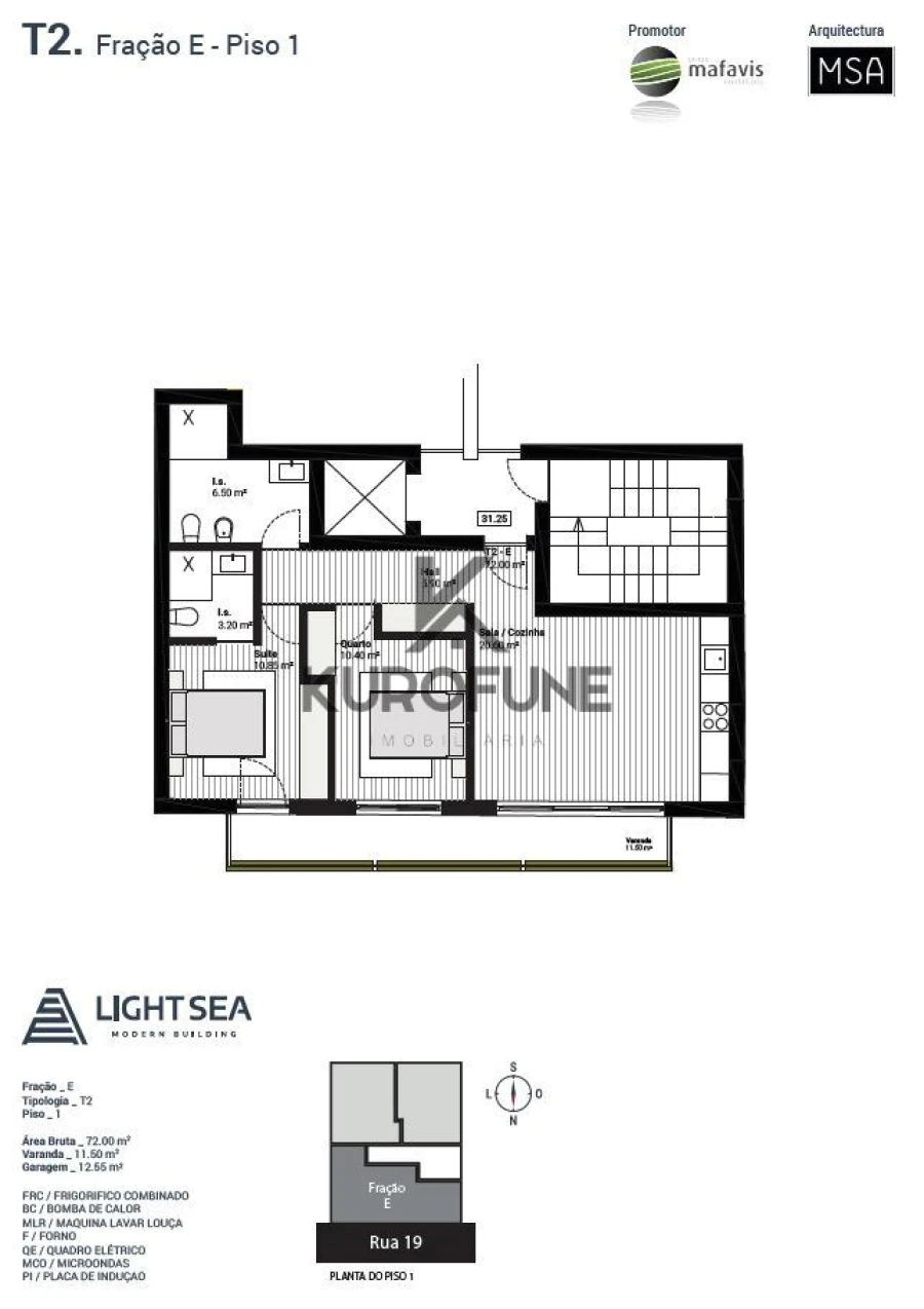 Apartamento T2 para Venda em Espinho Foto 22