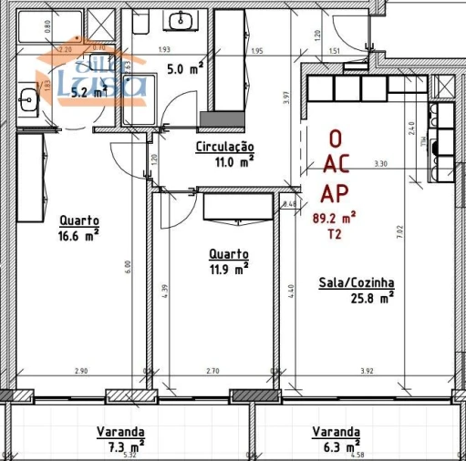 Apartamento T2 para Venda em Mafamude e Vilar do Paraíso Foto 7