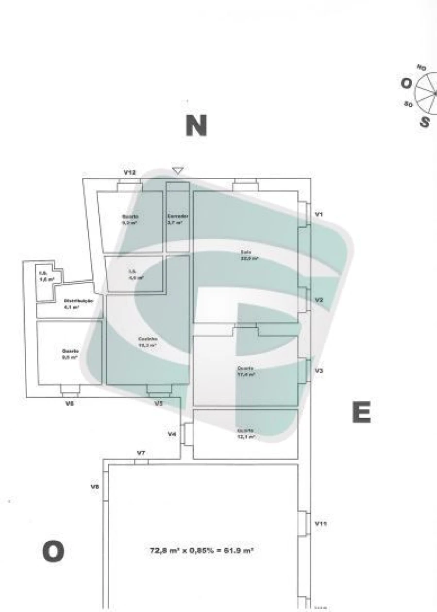 Moradia T7 para Venda em Pontevel Foto 23